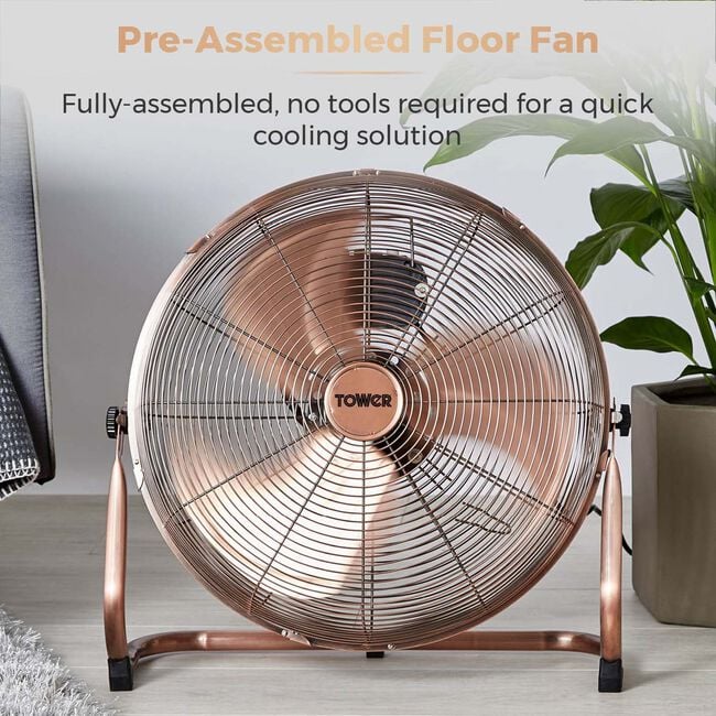 Tower 18" Copper High-Speed Velocity Floor Fan